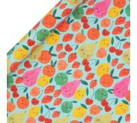 Glick Luxury Roll Wrap, Fruit Cocktail Wrapping Paper, 4m x 70 cms, for Birthdays and Other Occasions, Multi-Coloured