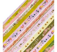 Glick Luxury Roll Wrap, Linea Floral, Wrapping Paper 4 metres x 70 cms, Suitable for Birthdays & Other Celebrations