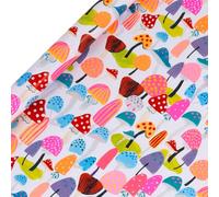 Glick Luxury Roll Wrap, Shining Shrooms, Wrapping Paper 4 metres x 70 cms, Suitable for Birthdays & Other Celebrations