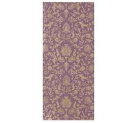Glick Luxury Tissue Paper, Baroque Purple and Gold Damask Pattern, 50 x 75 cm, 4 Large Sheets, Gift Wrapping