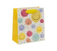 Glick Medium Gift Bag, Giggle Piggle, 225 x 200 x 100 mm, Luxury Recyclable Bag for Birthdays & Celebrations