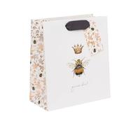 Glick Medium Gift Bag, Queen Bee, 225 x 200 x 100 mm, Luxury Recyclable Bag for Birthdays & Celebrations