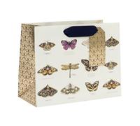 Glick Medium Landscape Gift Bag, The Butterfly Collection, Luxury Recyclable Bag for Birthdays & Celebrations for Her, 175 x 225 x 100 mm, Multi-Coloured