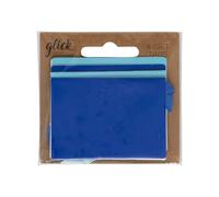 Glick Pack of 4 Plain Blue Gift Tags to Accessorise Your Gifts Beautifully, Gift Tags, 7 x 5 cms