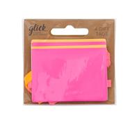 Glick Pack of 4 Plain Neon Mix Gift Tags to Accessorise Your Gifts Beautifully, Gift Tags, 7 x 5 cms