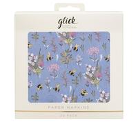 Glick Party Napkins - Bee Meadow - 33 x 33cm - Pack of 20, M