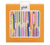 Glick Party Napkins - Candle Bright - 33 x 33cm - Pack of 20, M