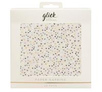 Glick Party Napkins - Ditsy Hearts - 33 x 33cm - Pack of 20, M