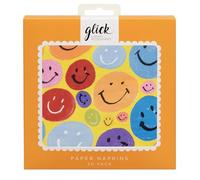 Glick Party Napkins - Smiley Faces - 33 x 33cm - Pack of 20, M