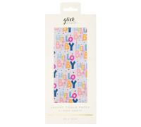 Glick Patterned Tissue Paper - Hello Baby - 500 x 750mm - 4 Sheets