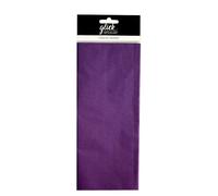 Glick Plain Luxury Tissue Wrapping Paper, Suitable for Gift Wrapping and Other Arts & Crafts, 4 Sheets 50 x 70 cms When Opened, Violet Purple