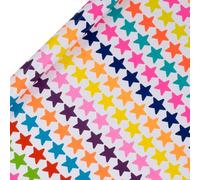 Glick Roll Wrap, Jazzy Star, Wrapping Paper 4 metres x 70 cms, Suitable for Birthdays & Other Celebrations