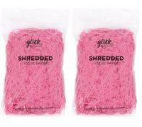 Glick Shredded Hot Tissue Paper, 30 Grams Pink Shredded Tissue, Perfect for use in Gift Wrapping (Pack of 2)