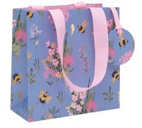 Glick Tiny Gift Bag for Birthdays | Bee Meadow, Purple/Pink