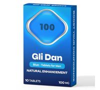 Glidan - 10 Tablets for Men - Vitality and Stamina Support - Ginseng Supplement for an Active Lifestyle - Made in the UK