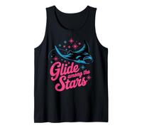 Glide Among the Stars Manta Ray Design Tank Top