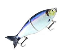 Glide Bait, Jointed Glide Baits for Bass, Realistic Multi-Segment Fishing Lures for Trout Shad Bass Musky, Black