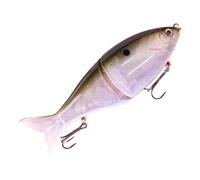 Glide Bait, Jointed Glide Baits for Bass, Realistic Multi-Segment Fishing Lures for Trout Shad Bass Musky, Brown