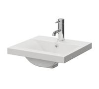 Glide Furniture Basin with 1 Tap Hole | White | Vitreous China | 420mm x 395mm