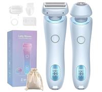 Glide Pro 3.0 Razor, Dusk Glide Pro 3.0 Shaver, Duskofficial Razor, Dusk Official Razor, 2 in 1 Electric Waterproof Shaver Razors, Painless Hair Removal (Blue)