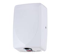 Glide Slimline Steel Powerful Electric Hand Dryer 1.35kw - Energy Efficient - £1 Cost per 2000 Uses - 10 Second Drying Time - Vandal Proof (White)