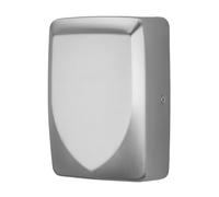 Glide Slimline Steel Powerful Electric Hand Dryer 1.35kw - Energy Efficient - £1 Cost per 2000 Uses - 10 Second Drying Time - Vandal Proof (Brushed Steel)