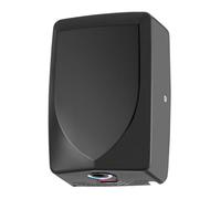 Glide Slimline Steel Powerful Electric Hand Dryer 1.35kw - Energy Efficient - £1 Cost per 2000 Uses - 10 Second Drying Time - Vandal Proof (Black)
