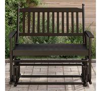 Glider Bench Rocking Bench Outdoor Bench Garden Bench Solid Wood Poplar vidaXL
