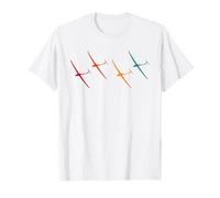 Glider Pilot Retro Plane Glider Airplane Sailplane Gliding T-Shirt