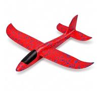 Glider Planes For Kids - 48cm Foam Plane With Assorted Colors | Lightweight Toy Airplane For Backyard & Park | Family Outdoor Sport Game Activity