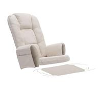 Glider Rocker Replacement Cushions, 5PCS Velvet Glider Rocking Chair Cushions with Storage Pocket, Washable Glider Cushions Replacement Set for Use in Glider Rocking Chai