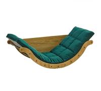 Glider Rocking Chair with Cushion - Indoor Reclining Lounge Chair for Bedroom, Living Room, Porch, Garden, Balcony, Backyard