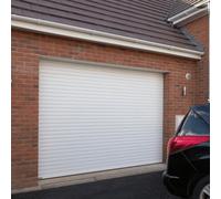 Gliderol White Insulated Automatic Roller Garage Door 77mm Lath - Opening Width Up To 2300mm X Opening Height Up To 2150mm