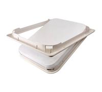 Glidevale Ah5 Part L Hinge Down White Loft Door, (H)717mm (W)555mm