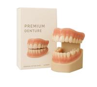 Glidewellpd Premium Denture, Smileasego Premium Dentures, Professional Grade Comfort Cushions for Secure Fit, Dental Care Kit for Daily Use (1pcs)