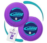 Gliding Discs for Working Out - Sliding Discs for Carpet Floors, 1 Pair, Authentic Original Discs for Full Body Resistance Workout, Includes 4 Streaming Video Workouts - Fitness & Home Exercise
