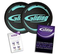 Gliding Discs Studio Pack for Hardwood Floors (12 Pair, Black)