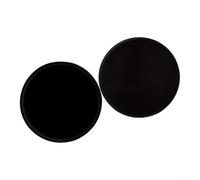 Gliding Discs Supporting Core Stability and Dynamic Movement Through Dual-Sided ABS Slip and EVA Foam Texture (Black)