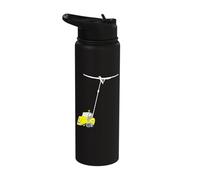 Gliding Lover Winch Launch Sailplane Flying Soaring Glider Stainless Steel Insulated Water Bottle