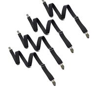 Glield Extend 20" to 78" Adjustable 4-Piece Under Sofa, Mattress, Bed Sheet Fitted Fastener, Long Strap Clip Bands BDJ01