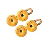 Glifora 2Pcs Girl Hairpin, Stable Grip, No Damage - Donut Shape Hair Clip, 3D Texture, Photogenic, Side Bangs Hair Pins