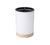 GLigeT Caddy Kitchen Tableware Storage Bucket Utensil Holder Cutlery Drainer Plastic Chopstick Spoon Rack Detachable 3 Divided Holder(White)