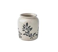GLigeT Caddy Large Cooking Utensil Holder for Kitchen Counter, Ceramic Crock for Countertop Holder(Black)