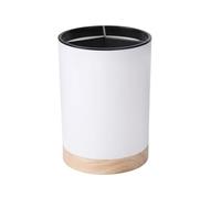 GLigeT Caddy Utensil Holder Kitchen Tableware Storage Bucket Plastic Chopstick Spoon Rack Detachable Tools Holder(White)