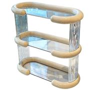 GLigeT Cup Holder Dining Table Storage Water Cup Coffee Desktop Rack Kitchen(White)