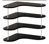 GLigeT Cup Storage Desktop Corner Coffee Layered Tea Cup Holder Kitchen(Black)