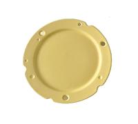 GLigeT Dessert Ceramic Flat Plate Yellow Cute Matte Cheese Shape Breakfast Home Creative Dessert Cake Snacks(Yellow)
