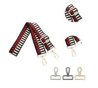 GLigeT Handbag Strap Bag Strap Interchangeable Handbags Crossbody Adjustable Colorful Shoulder Strap Accessory Belt Bag Straps for Handbags(E41-A9,Bright Silver Buckle)