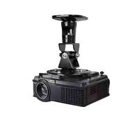 GLigeT Office Home Office Rotating Projection Ceiling Bracket Projector Aluminum Alloy Suspension Hanger Home(Black)