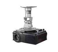 GLigeT Office Home Office Rotating Projection Ceiling Bracket Projector Aluminum Alloy Suspension Hanger Home(Silver)